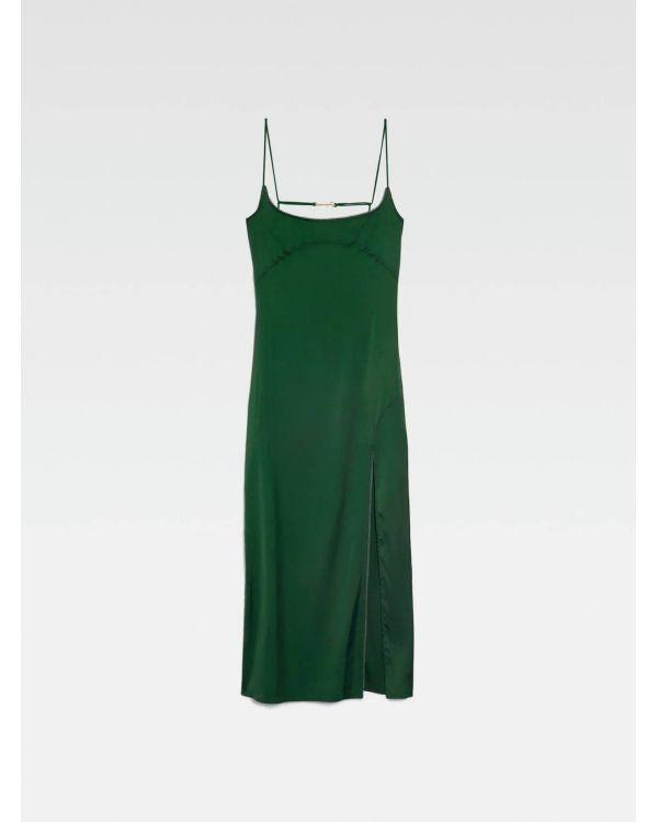 THE DARK GREEN NIGHT ROBE