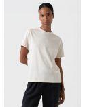 T-SHIRT BOY FIT ÉCRU