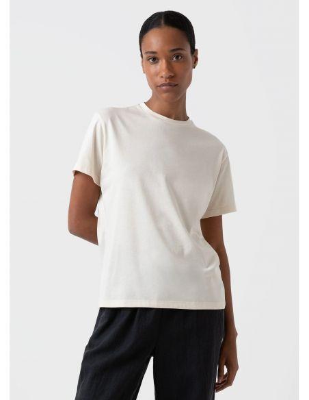 T-SHIRT BOY FIT ÉCRU