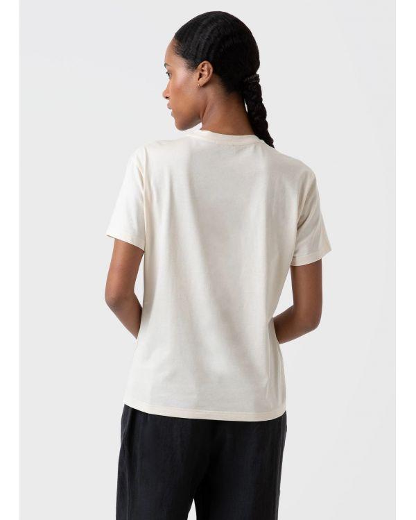 BOY FIT T-SHIRT ECRU