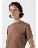 T-SHIRT BOY FIT GRÈS FONCÉ