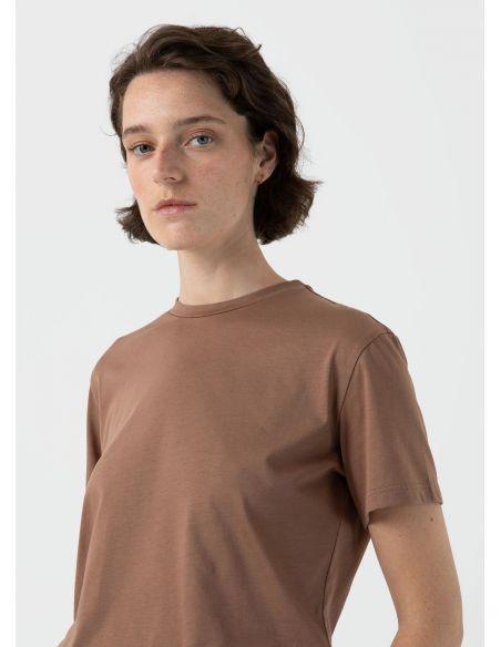 T-SHIRT BOY FIT GRÈS FONCÉ