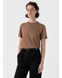 BOY FIT T-SHIRT DARK SANDSTONE