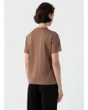 T-SHIRT BOY FIT GRÈS FONCÉ