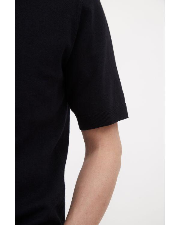 T-SHIRT RHYS COTTON LINEN DARK NAVY