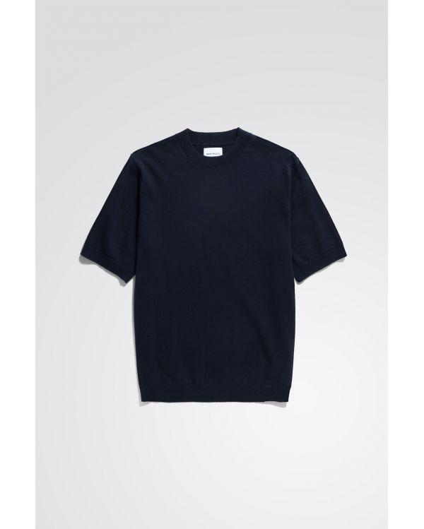 T-SHIRT RHYS COTTON LINEN DARK NAVY 2
