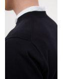 T-SHIRT RHYS COTTON LINEN DARK NAVY