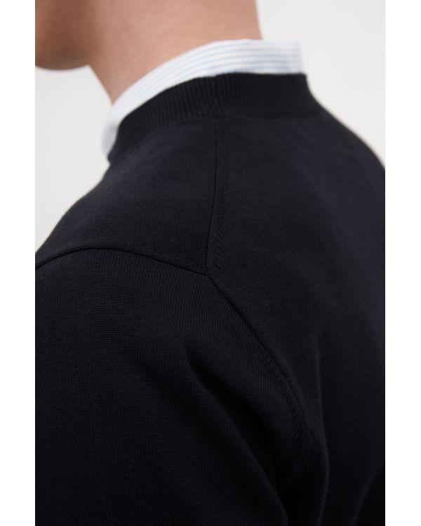 T-SHIRT RHYS COTTON LINEN DARK NAVY