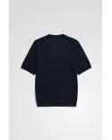 T-SHIRT RHYS COTTON LINEN DARK NAVY