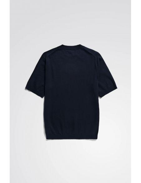 T-SHIRT RHYS COTTON LINEN DARK NAVY