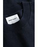 T-SHIRT RHYS COTTON LINEN DARK NAVY