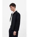 PANTALON BENN RELAXED LIGHT WOOL PLEATED DARK NAVY