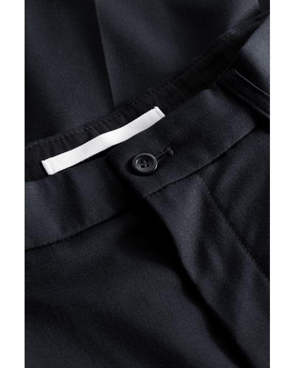 PANTALON BENN RELAXED LIGHT WOOL PLEATED DARK NAVY