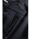 PANTALON BENN RELAXED LIGHT WOOL PLEATED DARK NAVY