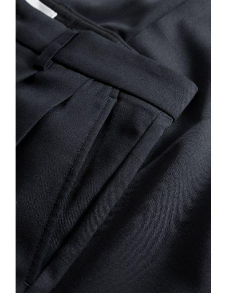 PANTALON BENN RELAXED LIGHT WOOL PLEATED DARK NAVY