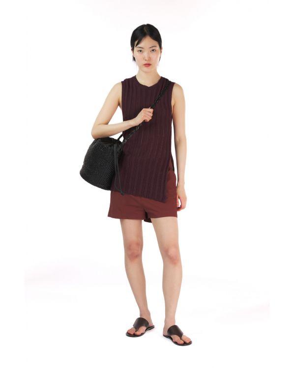 DÉBARDEUR KNITWEAR PERRY MARIS VINO 2