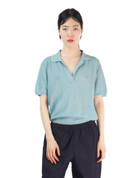POLO KNITWEAR CLEO ACQUA