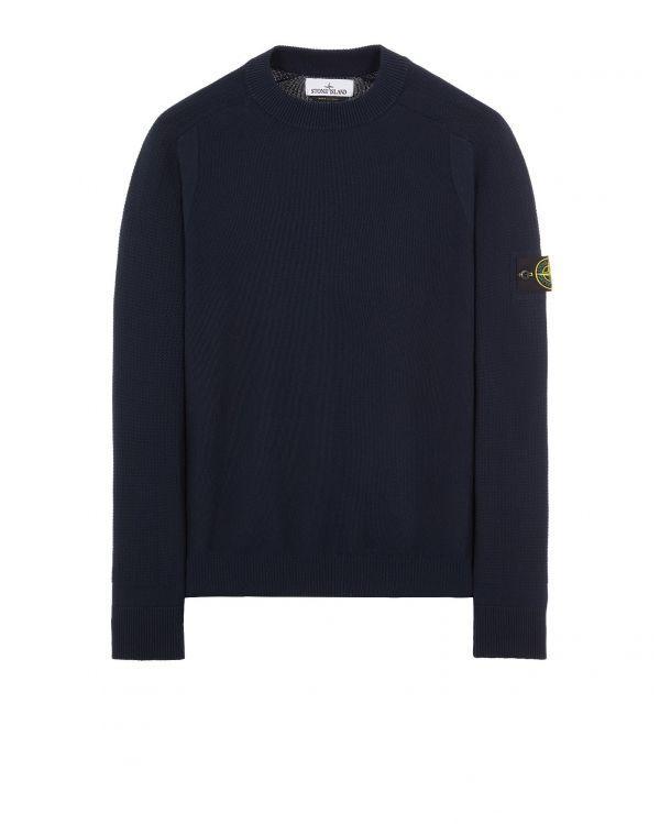ROUND NECK PULL 536B4 BLUE