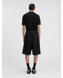 LE BERMUDA JACQUARD PINSTRIPE SET BLACK