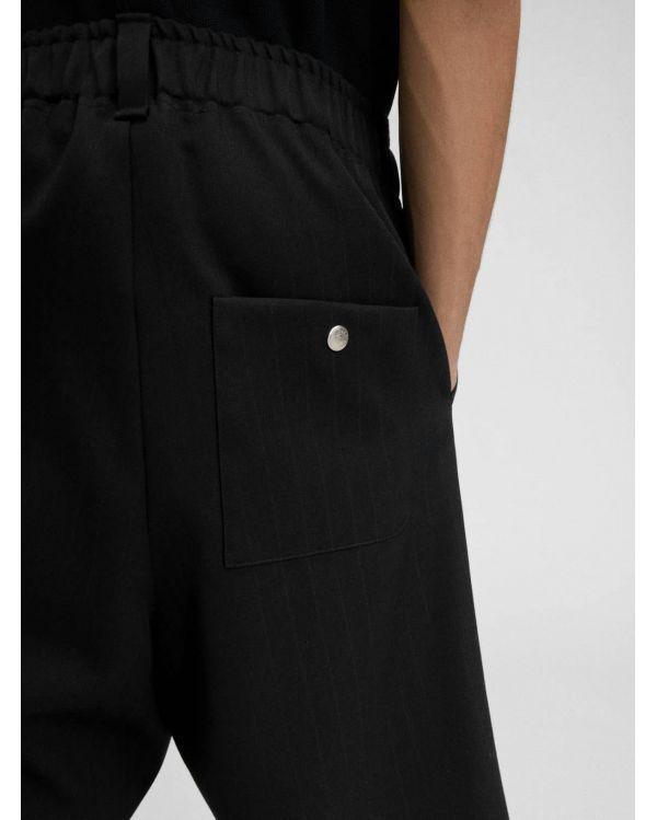 LE BERMUDA JACQUARD PINSTRIPE SET BLACK