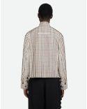 VESTE PATH HARRINGTON IVORY/NAVY/MAROON CHECK
