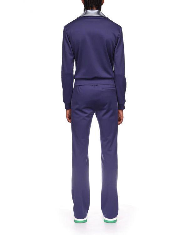 TRACK TOP NAVY KNITTED JACKET