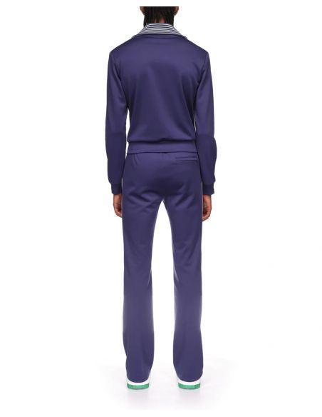 TRACK TOP NAVY KNITTED JACKET