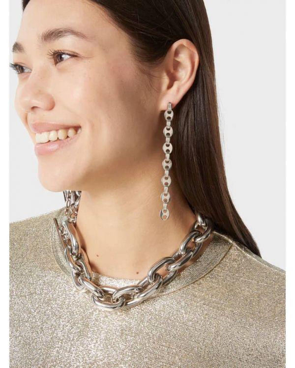 EIGHT NANO SILVER EARRING