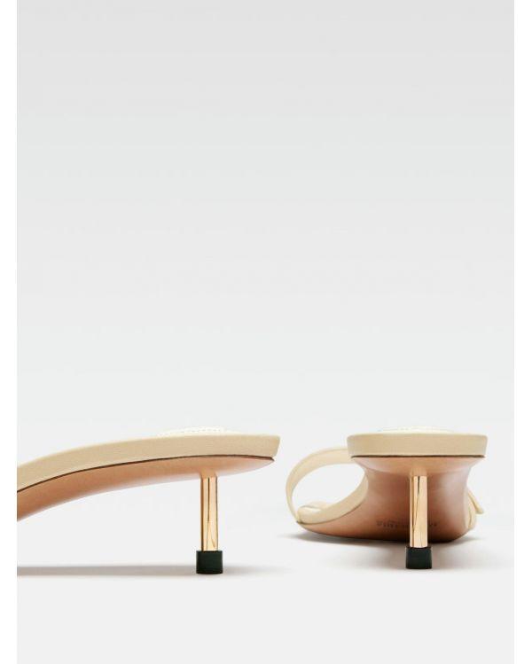 REGALO LOW IVORY SANDALS