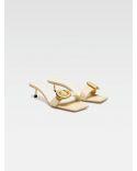 REGALO LOW IVORY SANDALS