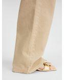 REGALO LOW IVORY SANDALS