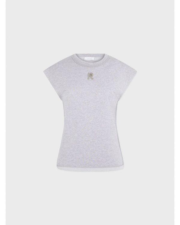 T-SHIRT GREY LOGO RABANNE 2