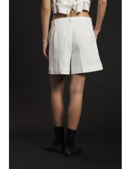 SHORT TIRO FRIZZY BIANCO