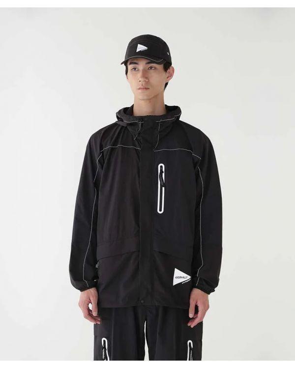 HOODIE PATCHWORK WIND BLACK