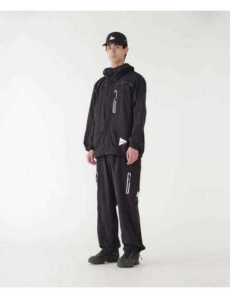 HOODIE PATCHWORK WIND BLACK