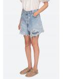 SHORT MARION DENIM BLUE