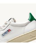 SNEAKERS MEDALIST LOW MAN CUIR BLANC ET VERT