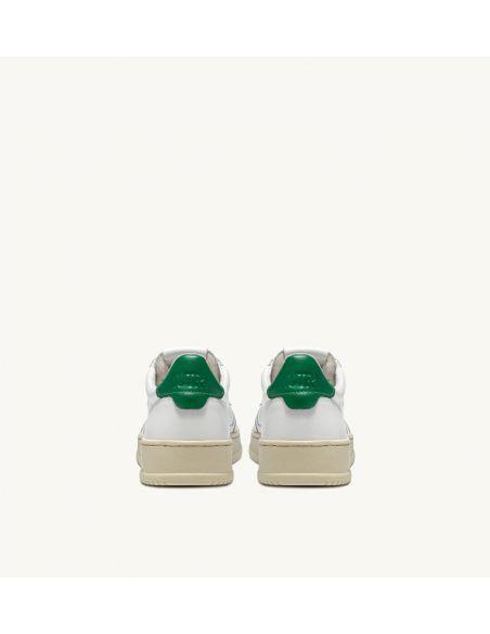 SNEAKERS MEDALIST LOW MAN CUIR BLANC ET VERT