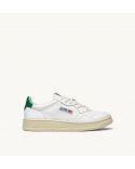 SNEAKERS MEDALIST LOW MAN CUIR BLANC ET VERT