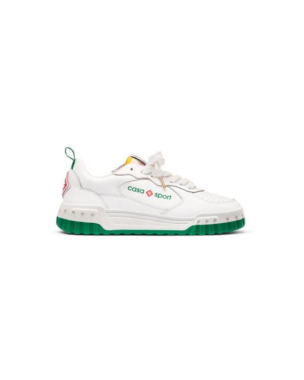SNEAKERS THE COURT WHITE & GREEN