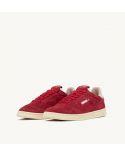 SNEAKERS FLAT LOW WOMEN SUEDE ROUGE ET POWDER PINK