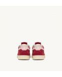 SNEAKERS FLAT LOW WOMEN SUEDE ROUGE ET POWDER PINK
