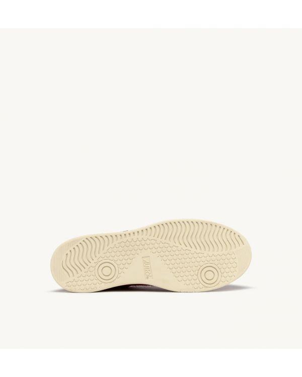 SNEAKERS FLAT LOW WOMEN SUEDE ROUGE ET POWDER PINK