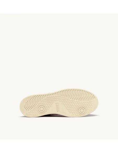 SNEAKERS FLAT LOW WOMEN SUEDE ROUGE ET POWDER PINK