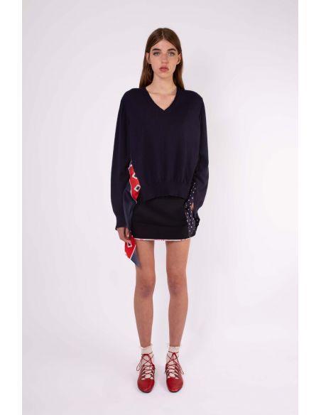 PULL ROBBIE NAVY RED