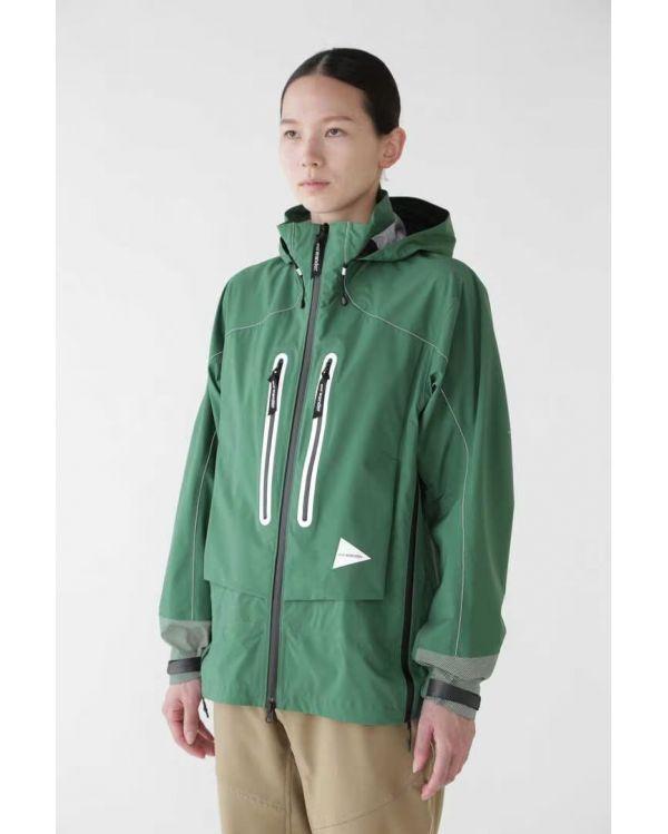 PERTEX SHIELD GREEN RAIN JACKET