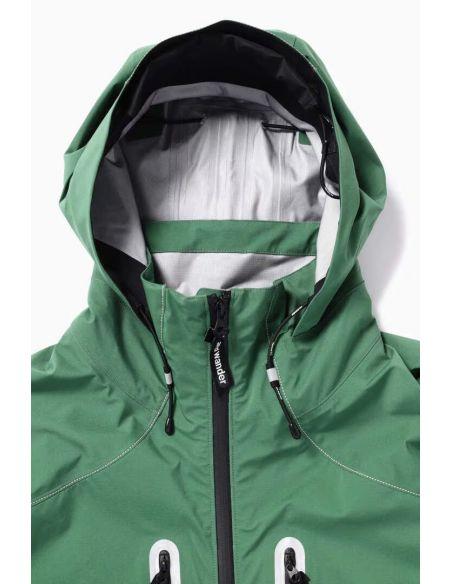 PERTEX SHIELD GREEN RAIN JACKET