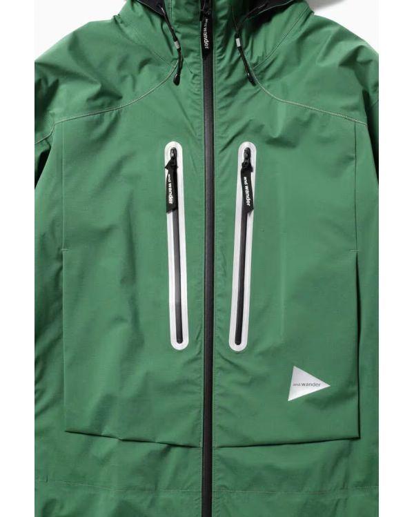 PERTEX SHIELD GREEN RAIN JACKET