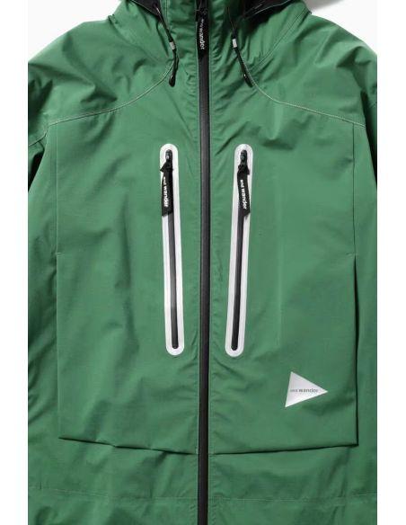 PERTEX SHIELD GREEN RAIN JACKET