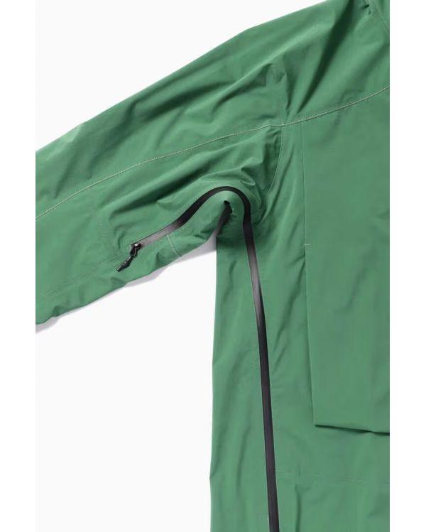 PERTEX SHIELD GREEN RAIN JACKET